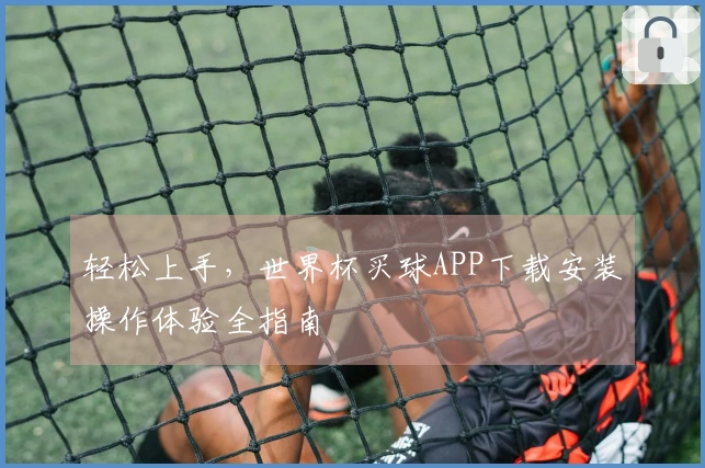 轻松上手，世界杯买球APP下载安装操作体验全指南