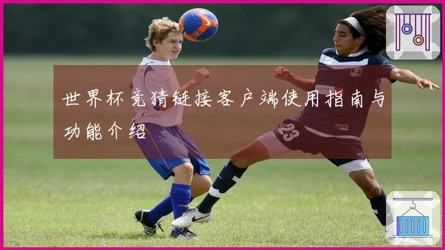 世界杯竞猜链接客户端使用指南与功能介绍